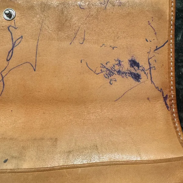 COACH‎ Vintage Hampton Brown Signature Leather Card Case Wallet Clutch C - Image 6