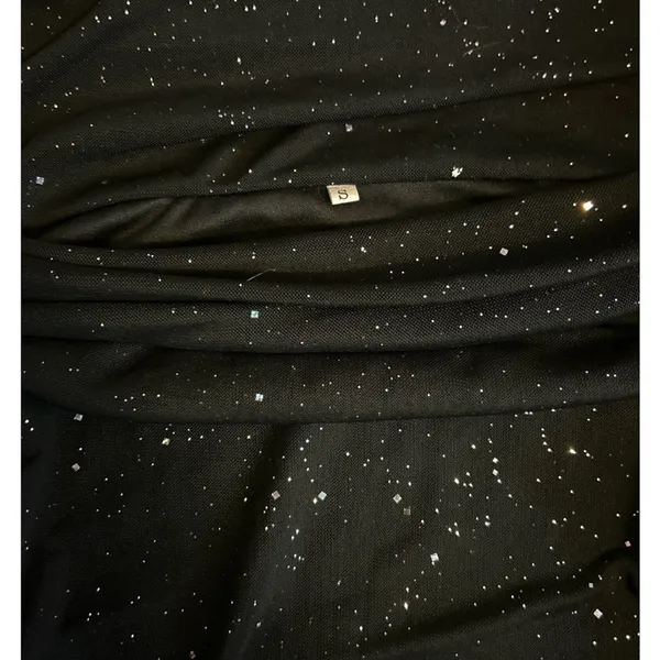 Generic Amazon brand black/ Sparkly Size Small EUC worn once for homecoming. - Image 3