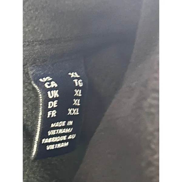 Lands End Outfitters Womens Black Fleece Full Zip Mock Neck Vest XL - Image 5