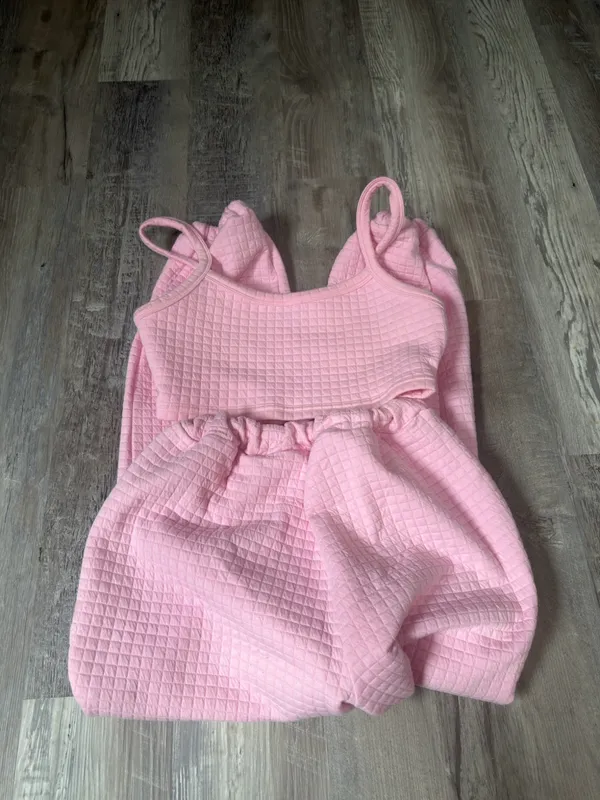 Amazon Pink lounge sweat set - Image 2