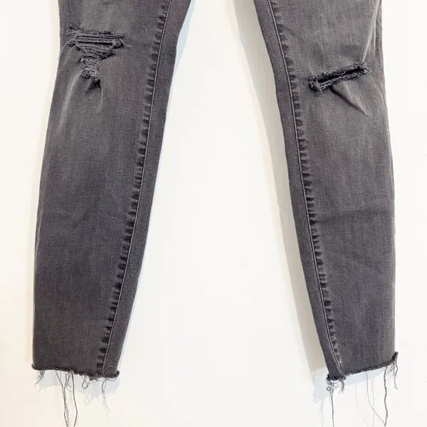 Madewell Maternity Jeans Size 27 Black Sea Over Belly Skinny‎ Alternative Grunge - Image 5