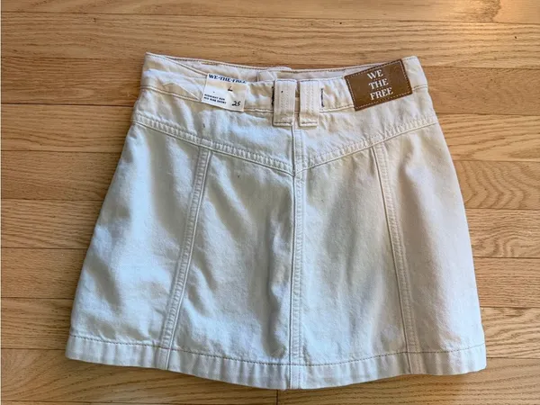 We The Free Free People Midnight Sun Midrise Skort size 25 - Image 2