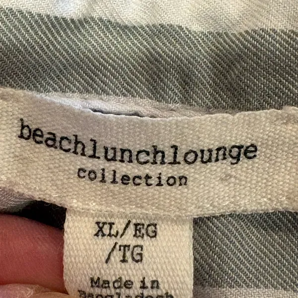 Beach Lunch Lounge Long-Sleeve Relaxed Button-Down Shirt size XL women’s - Image 5