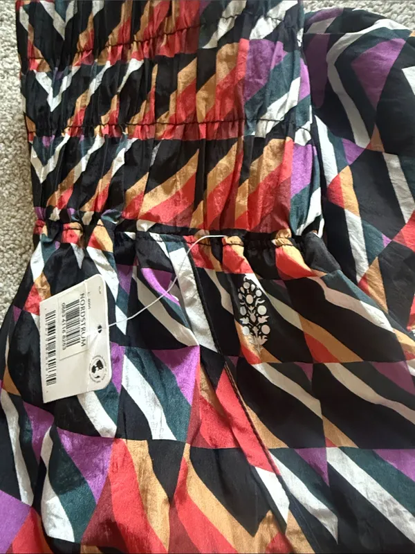 NWT Free people movement Orange crush combo print athletic shorts size Xs - Image 12
