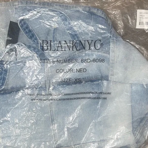 BLANKNYC NetGlow Denim Dress XS - Image 16
