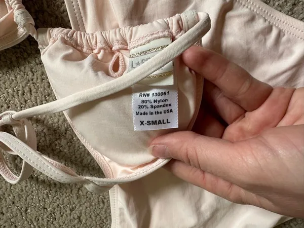 NWT L*Space triangle bikini set light pink - Image 5