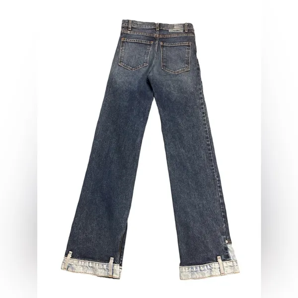 Revice Flare Eclipse Jeans Womens High Rise Straight Leg Medium Wash size 27 - Image 6