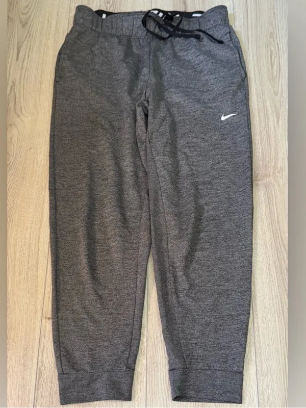 Nike grey gray dri fit joggers sweatpants - Image 2