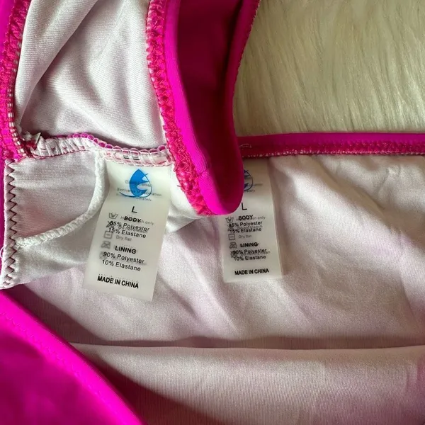 Hot Pink Bikini Size Large Pink - Image 5