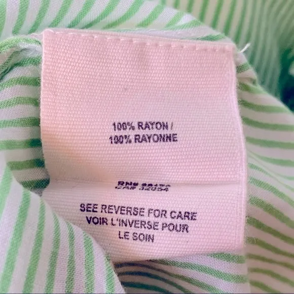 Free People Flutter Away Green Stripe‎ Ruffle Dress Size S - Image 12