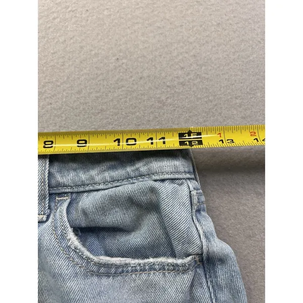 Hollister Co Ultra High Rise Baggy Denim‎ Blue Jeans Light Wash Womens Size 23R - Image 3