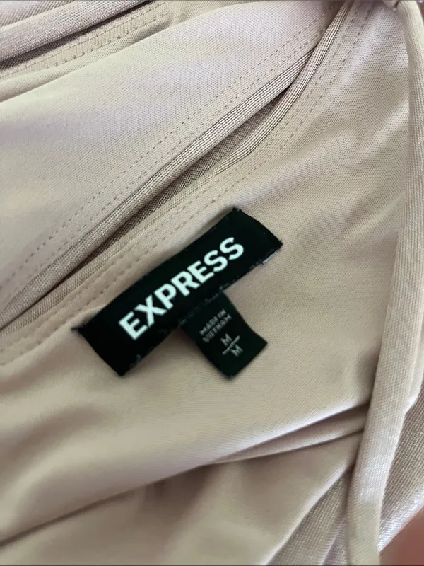 Express Cami Shine Tank features a shimmer finish. - Image 3