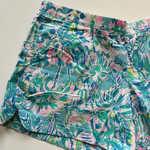 Lilly Pulitzer Ocean Trail Shorts -Size L - Image 9