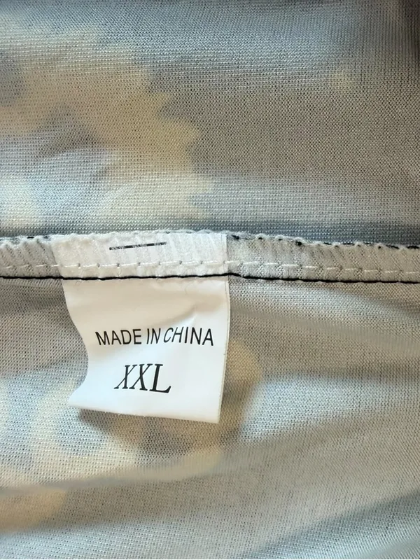 Women's Black and Floral Yellow Gold Pull On Loungewear Style Pants Size XXL - Image 4