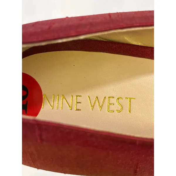 Nine West Elsmore Women's Red Shoes/Heels Size 10M SKU 5768 - Image 6