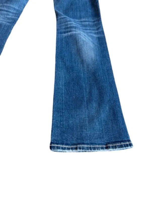 Miss Me JE544OBL Boot Dark Wash Patchwork Sequin Bootcut Jeans Size 29 Women's - Image 2
