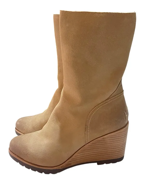 Sorel After Hours Mid Boots in the "Beach Tan" Women’s Size 9 - Image 2