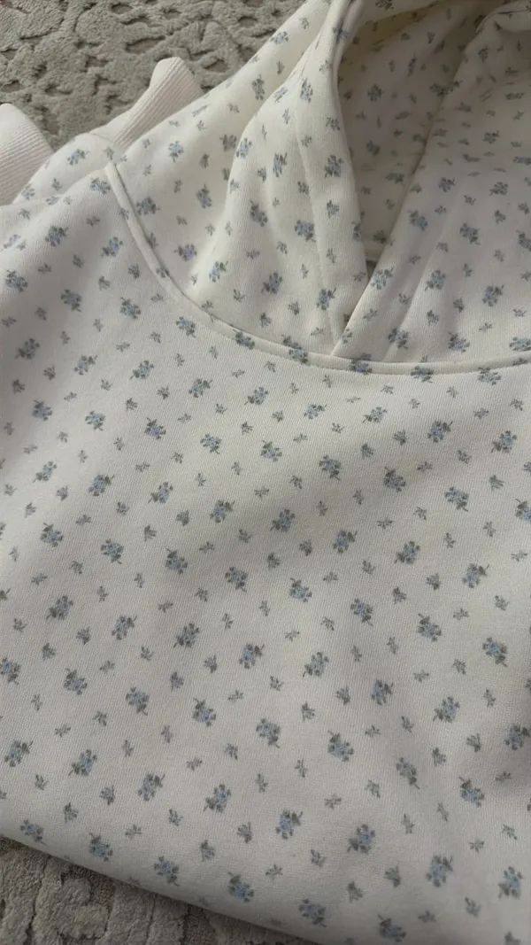Altar'd State white and blue AS Revival sweatshirt - Image 3