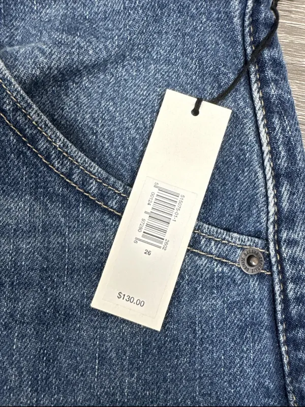 High Rise Rigid Bow Jeans - Image 5