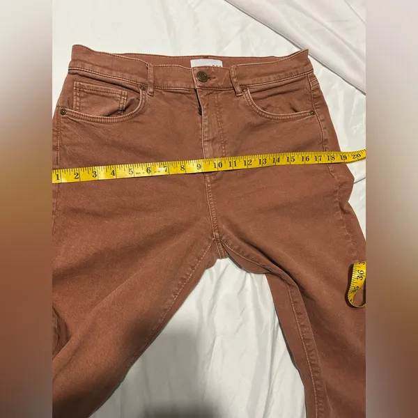 LOFT Rust Denim Jeans - Image 3