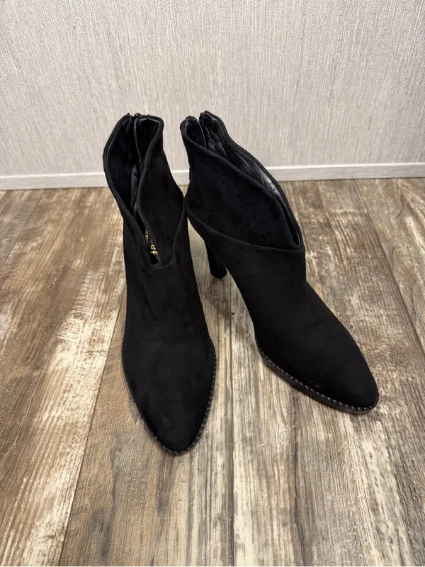 Black High Heel Ankle Bootie Size 9 - Image 3