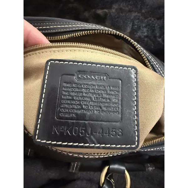 Coach Legacy Small Gallery Black Turnlock Satchel Bag Y2K Vintage # 4453 13x8 - Image 10