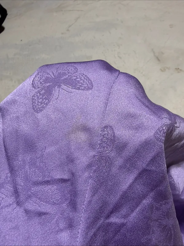 Victoria’s Secret Purple Satin Butterfly Pajama Shorts medium - Image 8