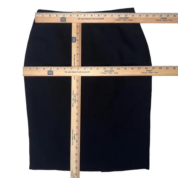 Calvin‎ Klein Black Straight Pencil Skirt Size 4 Career Simple Basic Capsule - Image 10