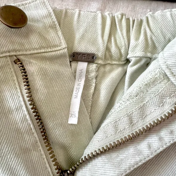 High-Rise Denim Shorts - Image 6