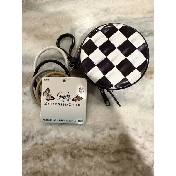Mackenzie Childs x Goody Courtly Check Purse Charm Elastics Grt 4 Pods Free Ship - Image 6