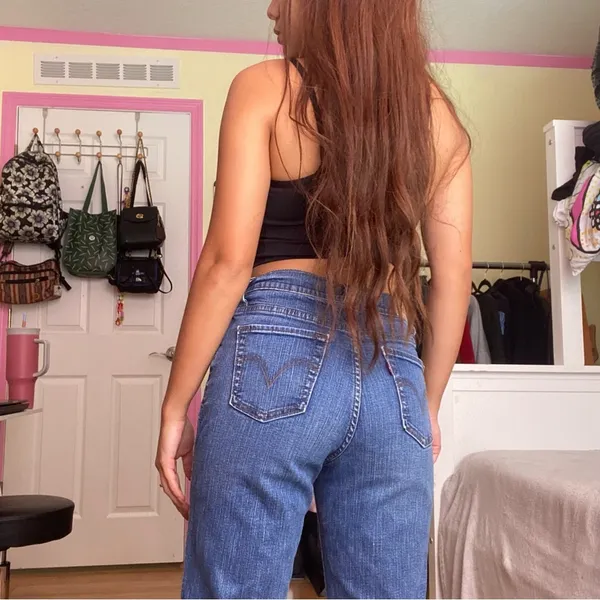 Levi's Vintage high waisted jeans perfectly slim fitting 512 - Image 3