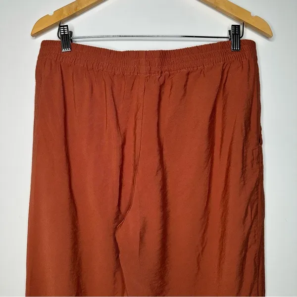 Madewell Drapey Track Trousers in Weathered Brick Size Large - Image 7