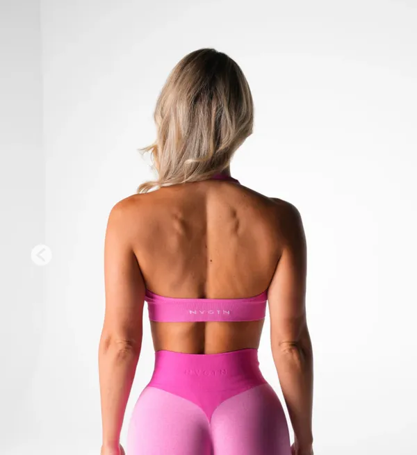 NVGTN Finesse Seamless Halter Bra - Image 2