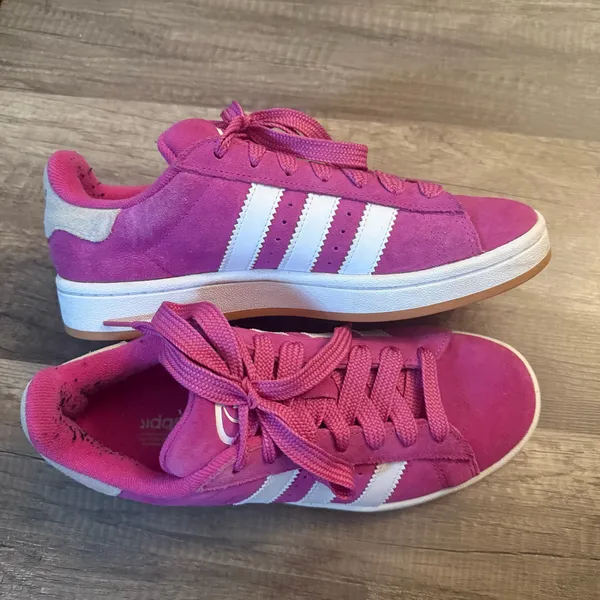 Adidas Campus GS Pink Suede Sneakers Kids 7 / Women’s 8.5 - Image 4