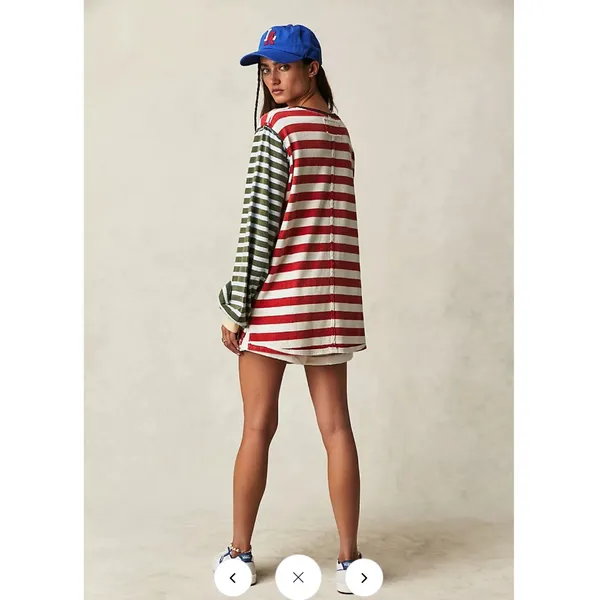 Free People We The Free Sawyer Stripe Tee - Image 2