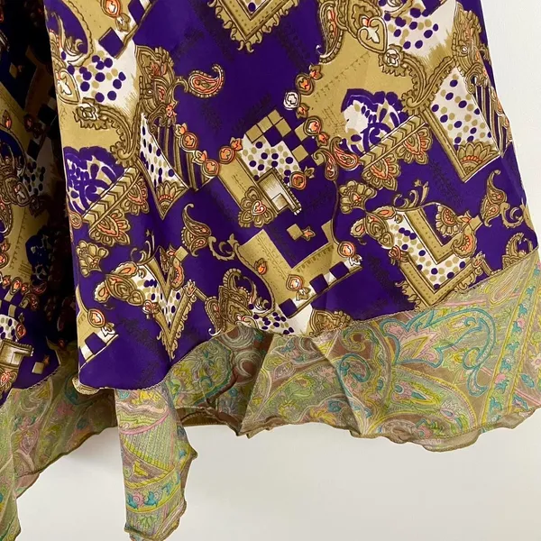 Boutique Reversible Maxi Wrap Skirt BINS419 - Image 3