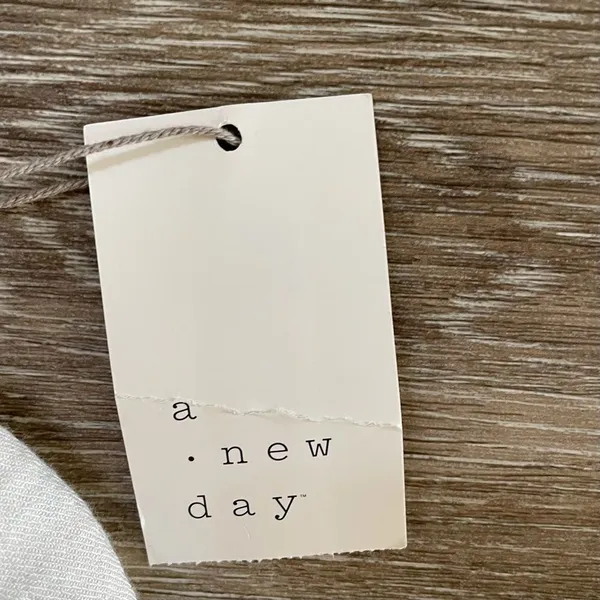 A new day cream paper bag high rise ankle pants - Image 8