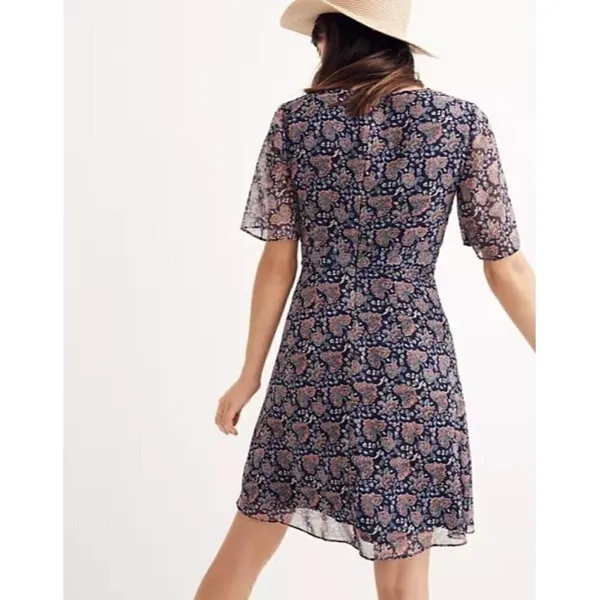 Madewell Orchard‎ Flutter Sleeve Mini Dress 4 - Image 2