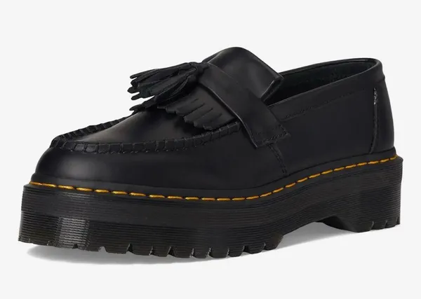Dr Martens Adrian Quad Leather Platform Loafers Tassels NEW without Box - Image 2