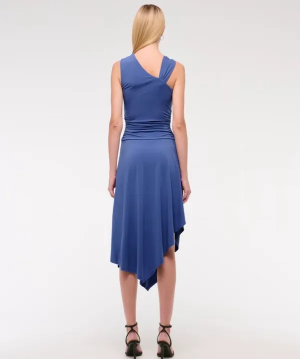 Abercrombie Asymmetrica Knit Midi Dress - Image 2