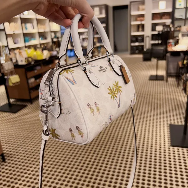 Coach CK164 Mini Rowan Crossbody In Signature Canvas With Hula Print - Image 3