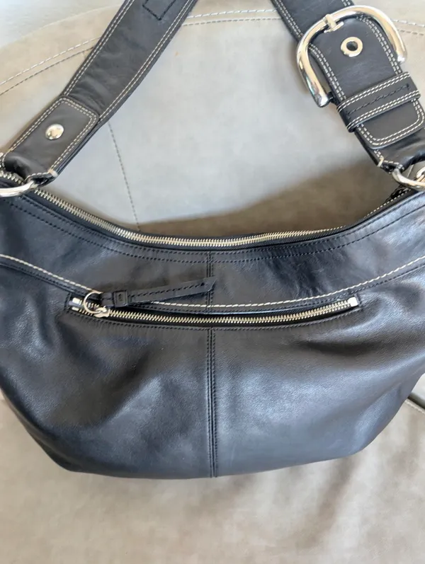 Coach Black Soho Hobo Shoulder Bag Leather - Image 5