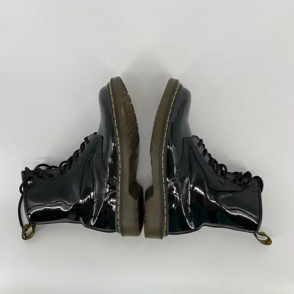 Dr. Martens 1460 W Black Patent Leather Ankle Boots Women's US 7 UK 5‎ EU 38 - Image 6