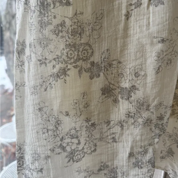 Blu Pepper Bohme Elegant Cream and Gray Maxi Skirt - Image 2