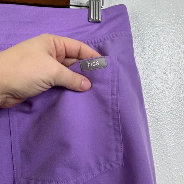 Figs Zamora Jogger Scrub‎ Pants in Lilac Dawn Size Xsmall - Image 3