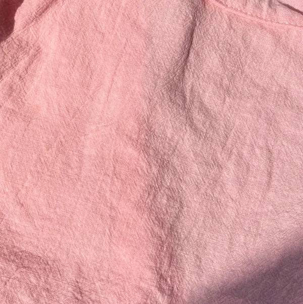 Tie Front Long Sleeve Pink Size M - Image 3