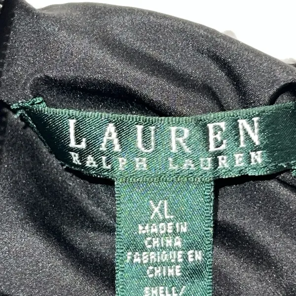 Lauren Ralph Lauren‎ Vest Womens Size XL White Quilted Zip Puffer Sleeveless - Image 7
