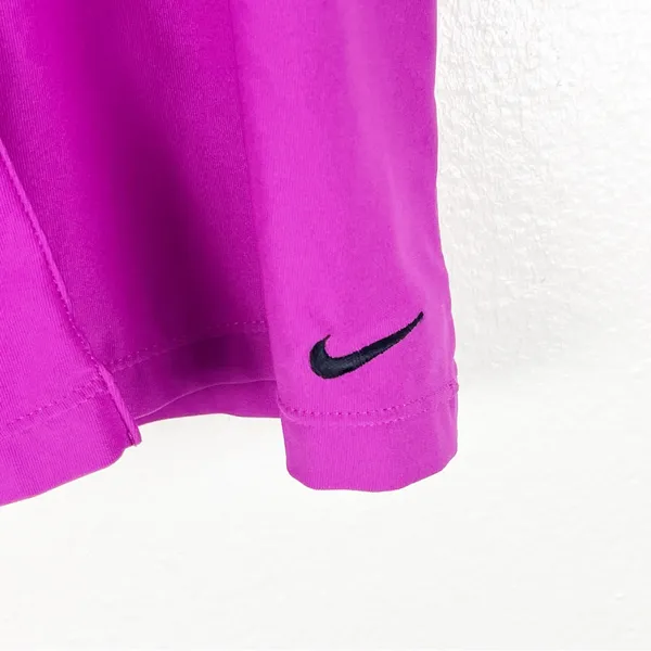 NIKE Fit Dry Fuchsia Pleated Skirt Large Athletic Tennis Golf Pickleball Preppy - Image 6