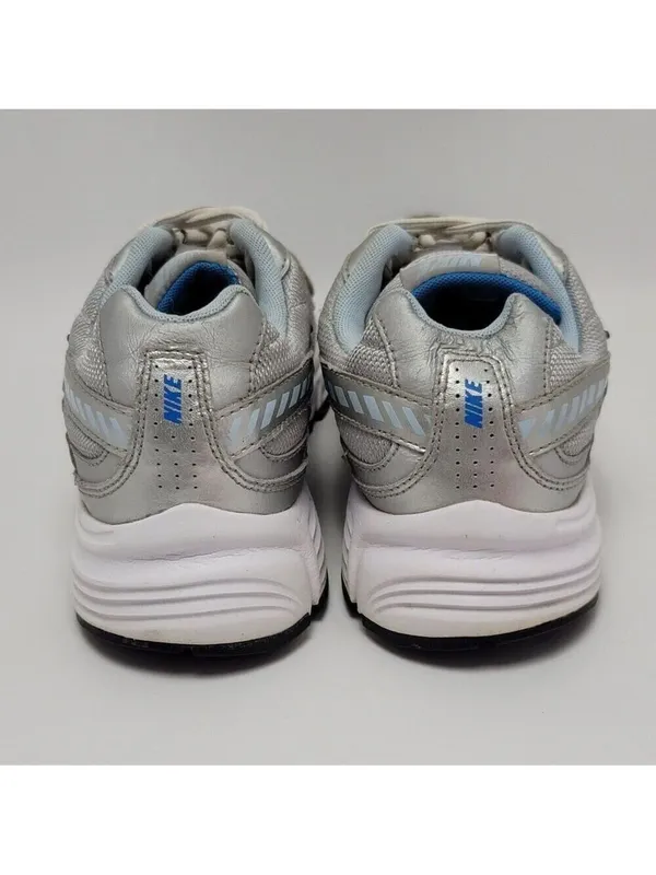 Nike Womens Gray White Initiator 394053-001 Lace Up Mid Athletic Shoes Size 8.5 - Image 2