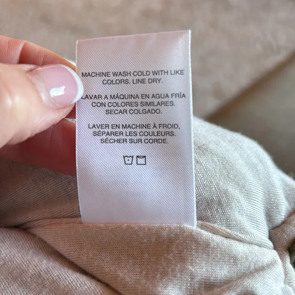 Thread and Supply Elm Pullover, Olive and Cream Fleece, Size Large - Image 8